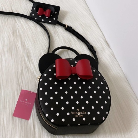 NWT💃Kate Spade X Disney Minnie Mouse Crossbody Bag and Cardholder Wallet Set - Picture 6 of 12